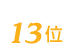 NOZZE.(ノッツェ.)は13位